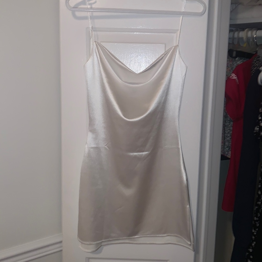 Satin Mini Dress